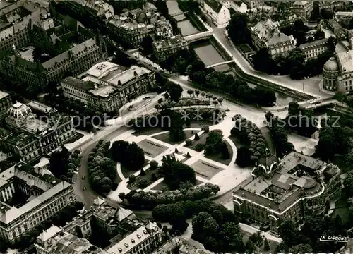AK / Ansichtskarte Strasbourg_Alsace La Place de la Republique Vue aerienne Strasbourg Alsace