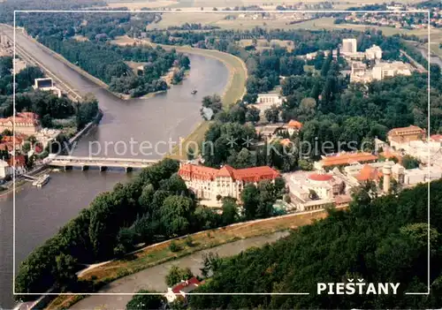 AK / Ansichtskarte Piestany Fliegeraufnahme Piestany