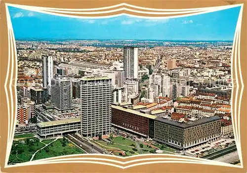 AK / Ansichtskarte Mailand City Fliegeraufnahme Mailand
