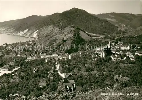AK / Ansichtskarte Spitz_Donau Fliegeraufnahme Spitz Donau