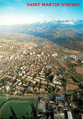 AK / Ansichtskarte Saint Martin d_Heres Vue generale aerienne La Chaine de Belledonne Saint Martin d Heres