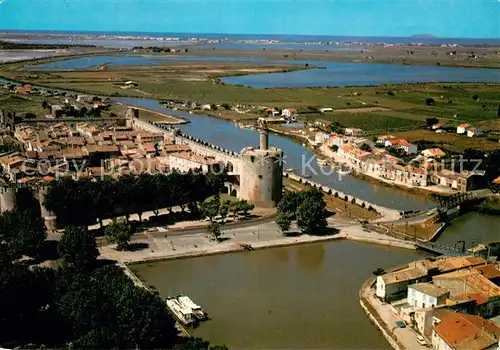 AK / Ansichtskarte Aigues Mortes_30 La Ville de Saint Louis Vue aerienne 