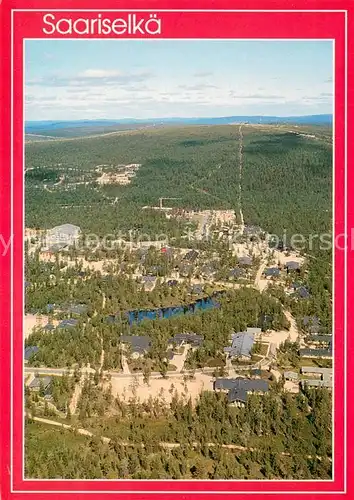 AK / Ansichtskarte Saariselkae_Lapland Fliegeraufnahme 