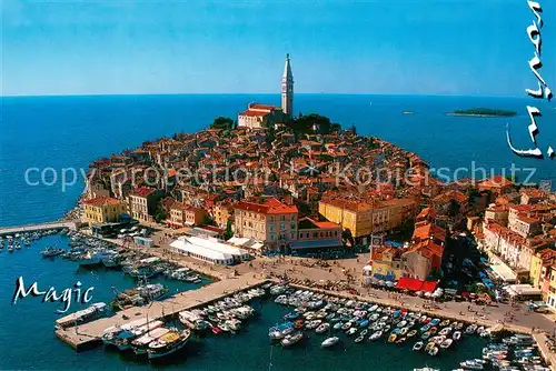AK / Ansichtskarte Rovinj_Rovigno_Istrien Fliegeraufnahme 