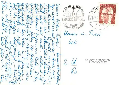 AK / Ansichtskarte Bayerisch_Gmain Gaestehaus Schoelzl Garten Bayerisch Gmain