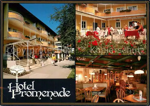 AK / Ansichtskarte Bad_Fuessing Hotel Promenade Restaurant Terrasse Bad_Fuessing