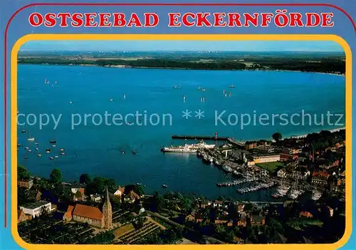 AK / Ansichtskarte Eckernfoerde Hafen Ostseebad Eckernfoerde
