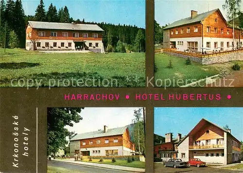 AK / Ansichtskarte Harrachov_Harrachsdorf Hotel Hubertus Harrachov Harrachsdorf