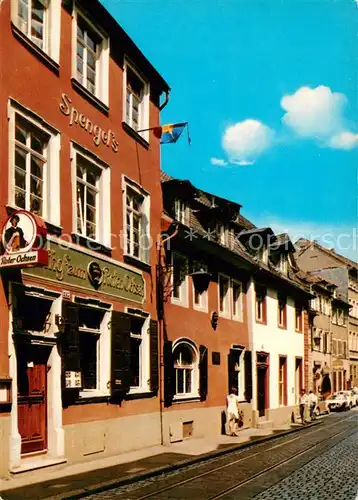 AK / Ansichtskarte Heidelberg_Neckar Gasthof Zum Roten Ochsen Historisches Studentenlokal Heidelberg Neckar
