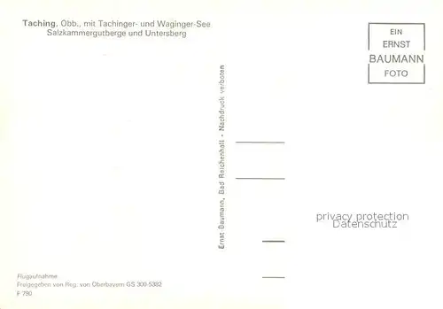 AK / Ansichtskarte Taching_See Tachinger See Waginger See Alpen Taching See