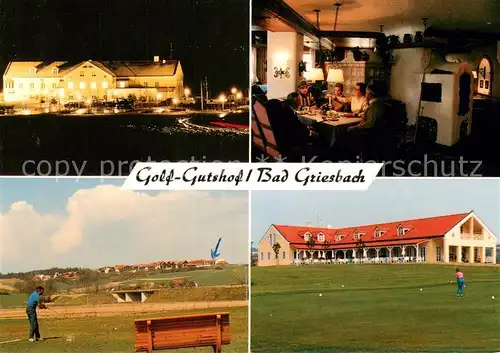 AK / Ansichtskarte Bad_Griesbach_Rottal Golf Gutshof Restaurant Bad_Griesbach_Rottal