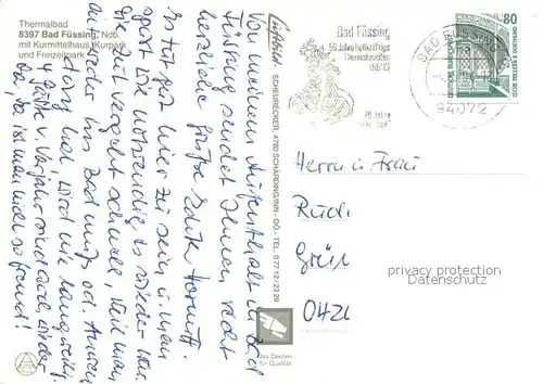 AK / Ansichtskarte Bad_Fuessing Kurmittelhaus Kurpark Freizeitpark Bad_Fuessing