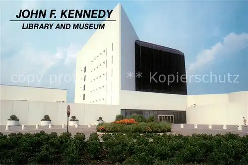 AK / Ansichtskarte Boston_Massachusetts John F. Kennedy Library and Museum at Dorchester Bay 