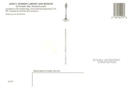 AK / Ansichtskarte Boston_Massachusetts John F. Kennedy Library and Museum at Dorchester Bay 