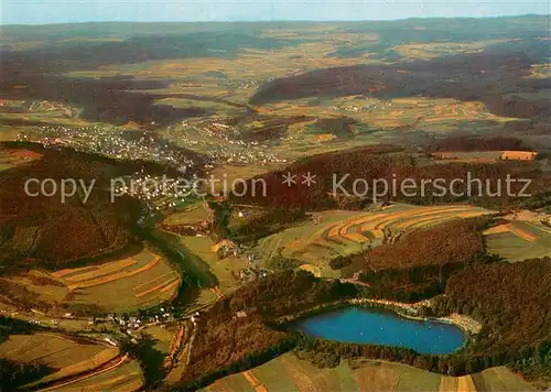 AK / Ansichtskarte Daun_Eifel Gemuendener Maar Daun_Eifel