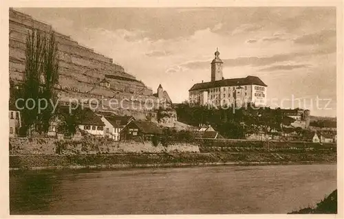 AK / Ansichtskarte Gundelsheim_Neckar Blick auf Schloss Hornegg Gundelsheim Neckar