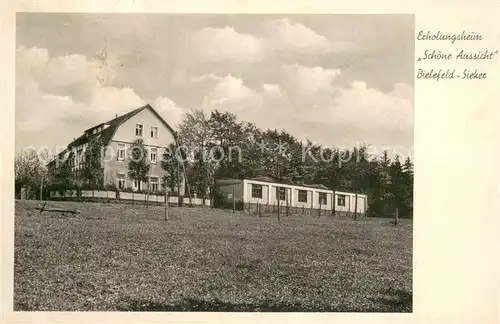 AK / Ansichtskarte Sieker Erholungsheim Schoene Aussicht Sieker