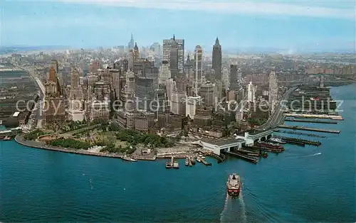 AK / Ansichtskarte Manhattan_Isle_of_New_York Aerial view 