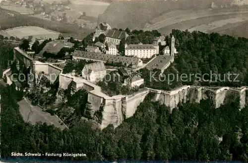 AK / Ansichtskarte Koenigstein_Saechsische_Schweiz Festung Koenigstein Koenigstein_Saechsische