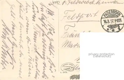 AK / Ansichtskarte Bad_Lippspringe Kurbad Feldpost Bad_Lippspringe