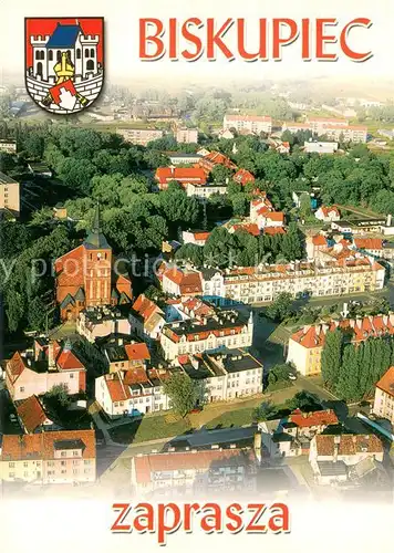 AK / Ansichtskarte Biskupiec_Bischofswerder Fliegeraufnahme Biskupiec Bischofswerder