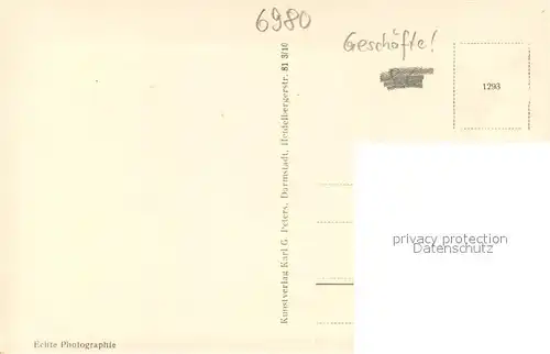 AK / Ansichtskarte Wertheim_Main Der Marktplatz Fachwerkhaeuser Geschaefte Wertheim Main