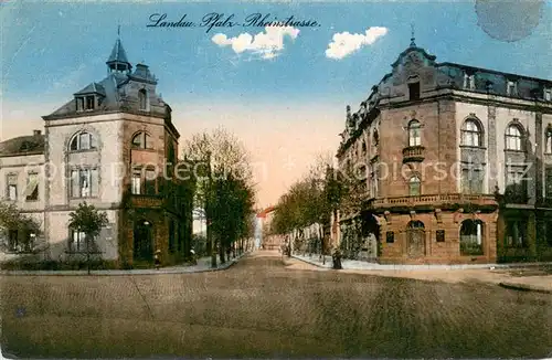 AK / Ansichtskarte Landau_Pfalz Rheinstrasse Landau Pfalz
