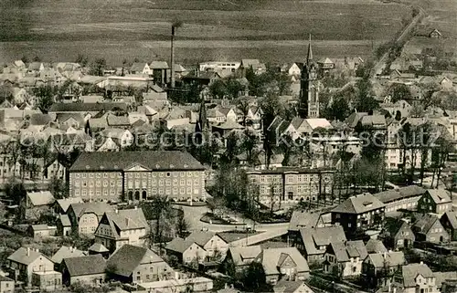 AK / Ansichtskarte Jever Fliegeraufnahme Landratsamt Kath. Kirche Jever Brauerei Fetkoeter Jever