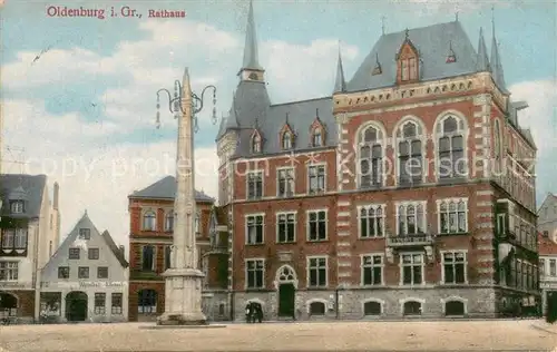 AK / Ansichtskarte Oldenburg_Niedersachsen Rathaus Oldenburg Niedersachsen