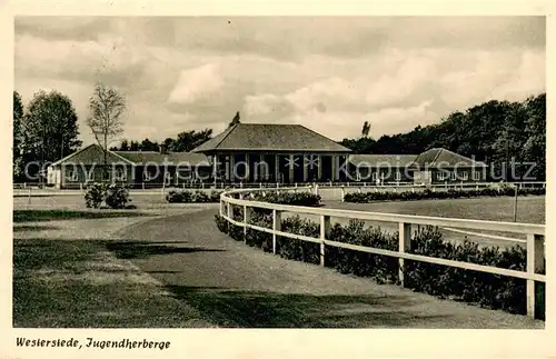 AK / Ansichtskarte Westerstede Jugendherberge Hoessensportanlage Westerstede