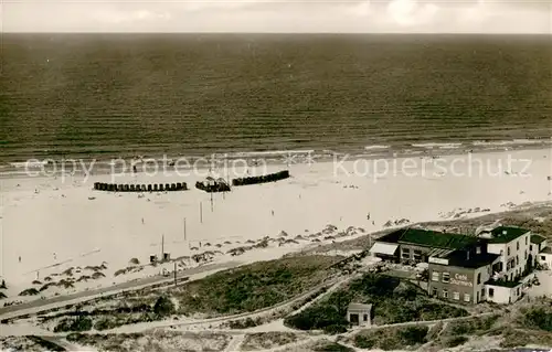 AK / Ansichtskarte Borkum Strand Cafe Sturmeck Nordseeheilbad Borkum