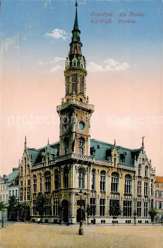 AK / Ansichtskarte Courtrai_Flandre La Poste Courtrai_Flandre