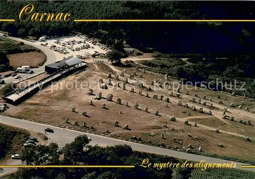 AK / Ansichtskarte Carnac_56 Le mystere des alignements Vue aerienne 