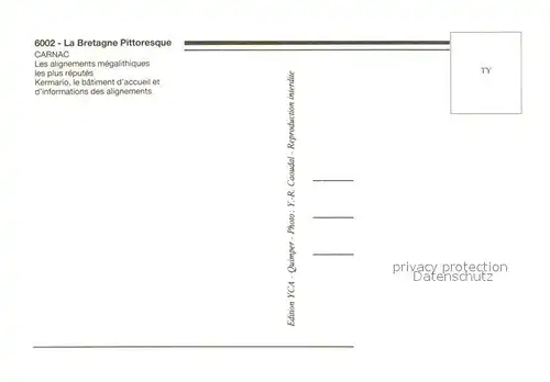 AK / Ansichtskarte Carnac_56 Le mystere des alignements Vue aerienne 