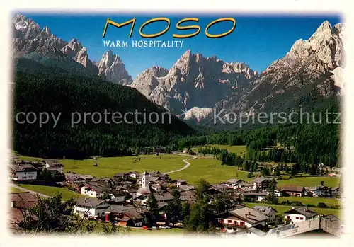 AK / Ansichtskarte Moso_Sesto mit Blick zum Zwoelferkogel Moso_Sesto