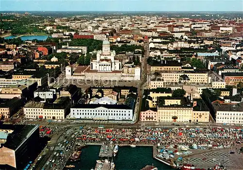 AK / Ansichtskarte Helsinki Fliegeraufnahme Helsinki