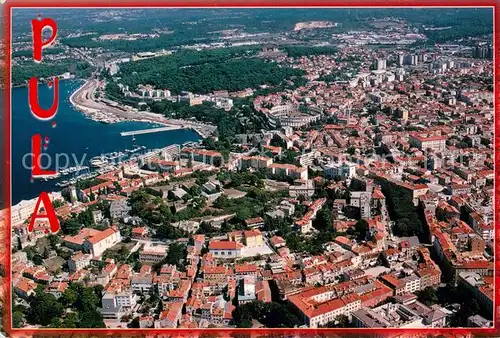 AK / Ansichtskarte Pula_Pola_Croatia Fliegeraufnahme 