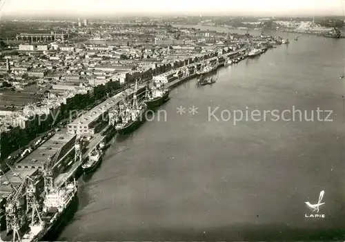 AK / Ansichtskarte Bordeaux_33 Les Quais Vue aerienne 