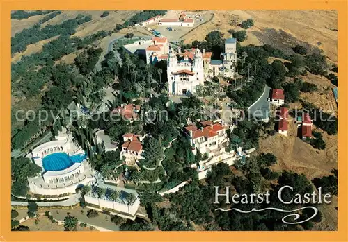 AK / Ansichtskarte San_Simeon Hearst Castle Aerial View 