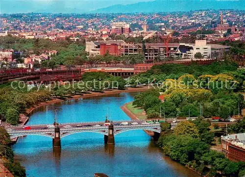 AK / Ansichtskarte Melbourne_Victoria The main link from the south side of the city across the Yarra River Melbourne Victoria