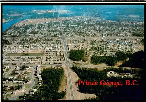 AK / Ansichtskarte Prince_George_British_Columbia Aerial view Prince_George