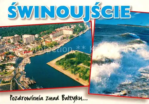 AK / Ansichtskarte Swinoujscie_Swinemuende Pozdrowienia znad Baltyku Swinoujscie Swinemuende