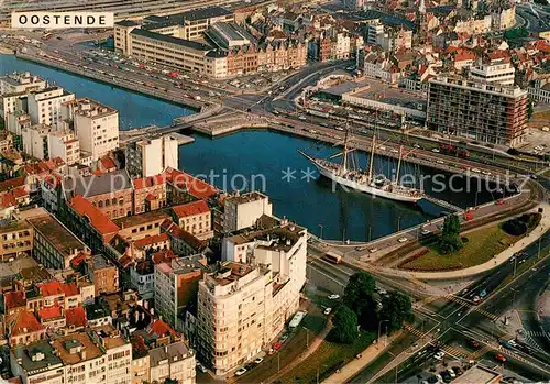 AK / Ansichtskarte Oostende_Ostende Fliegeraufnahme 