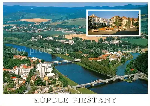 AK / Ansichtskarte Piestany Kupele Irma a Ld Thermia Palace Fliegeraufnahme  Piestany