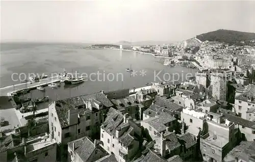 AK / Ansichtskarte Split_Spalato Fliegeraufnahme Split_Spalato