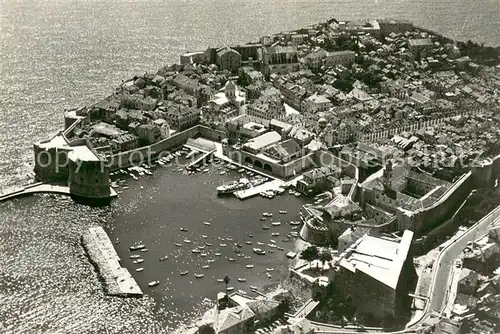 AK / Ansichtskarte Dubrovnik_Ragusa Fliegeraufnahme Dubrovnik Ragusa