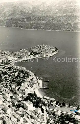 AK / Ansichtskarte Korcula Fliegeraufnahme Korcula