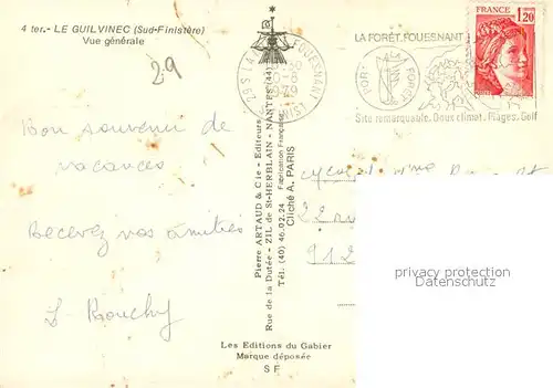 AK / Ansichtskarte Le_Guilvinec Vue generale aerienne Le_Guilvinec