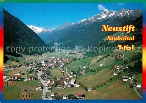 AK / Ansichtskarte Neustift_Stubaital_Tirol Fliegeraufnahme Neustift_Stubaital_Tirol