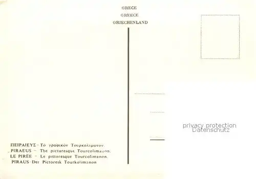 AK / Ansichtskarte Piraeus Le pittoresque Tourcolimanon Vue aerienne 